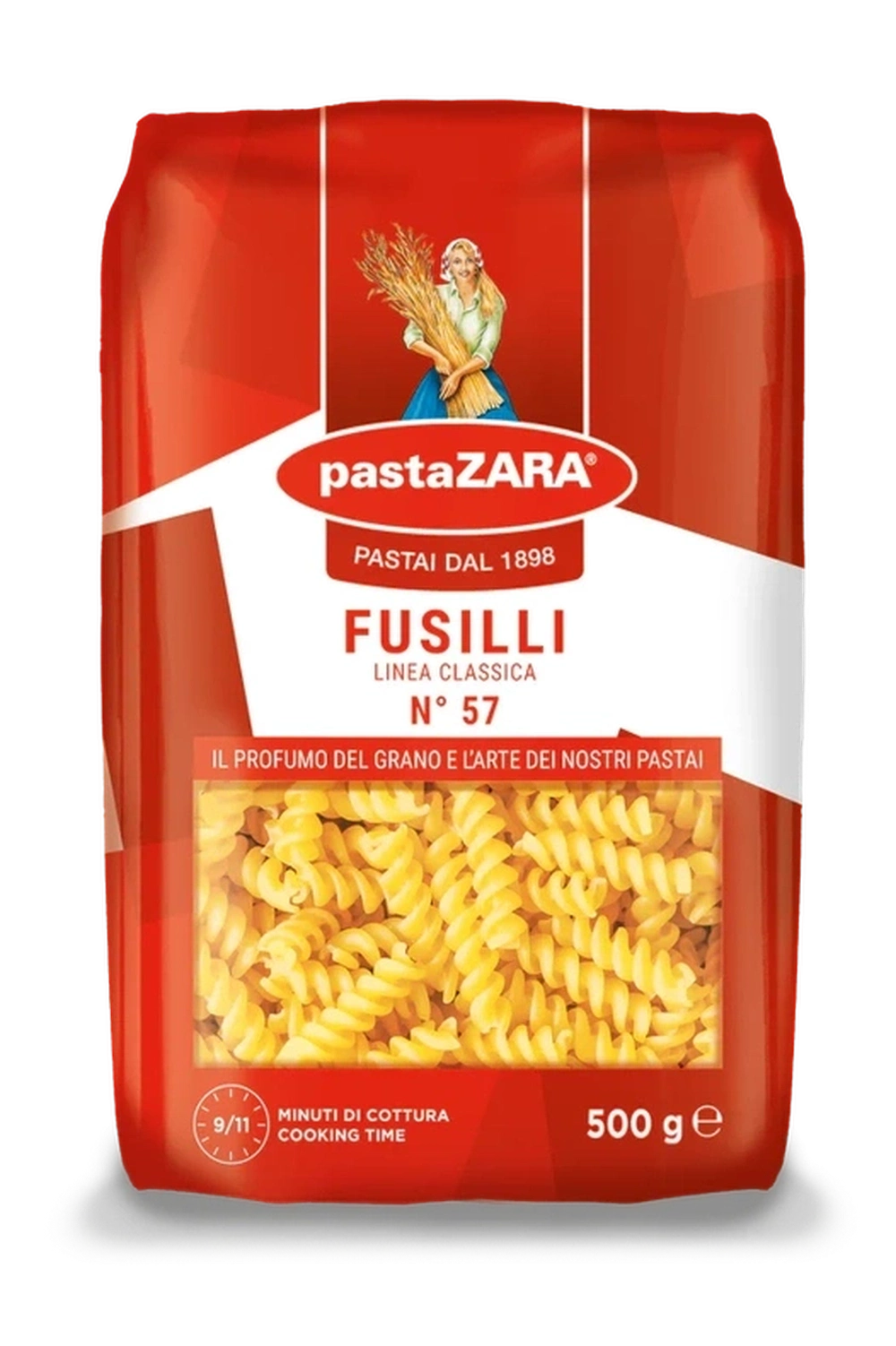 Pasta Zara Fusilli 500g – Gusto Autentico della Tradizione Italiana in Ogni Forchettata