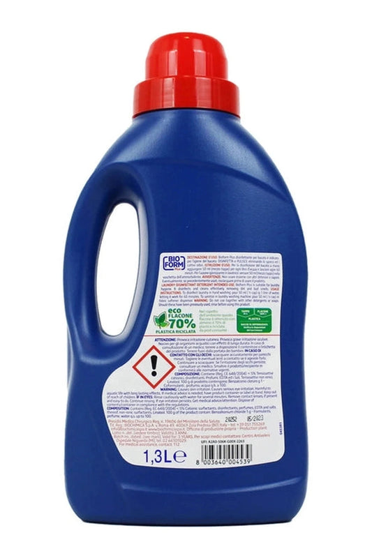 Bioform Plus Additivo Bucato Disinfettante 1,5L Profumo Fiorito – Igiene Profonda e Freschezza Floreale per il Tuo Bucato
