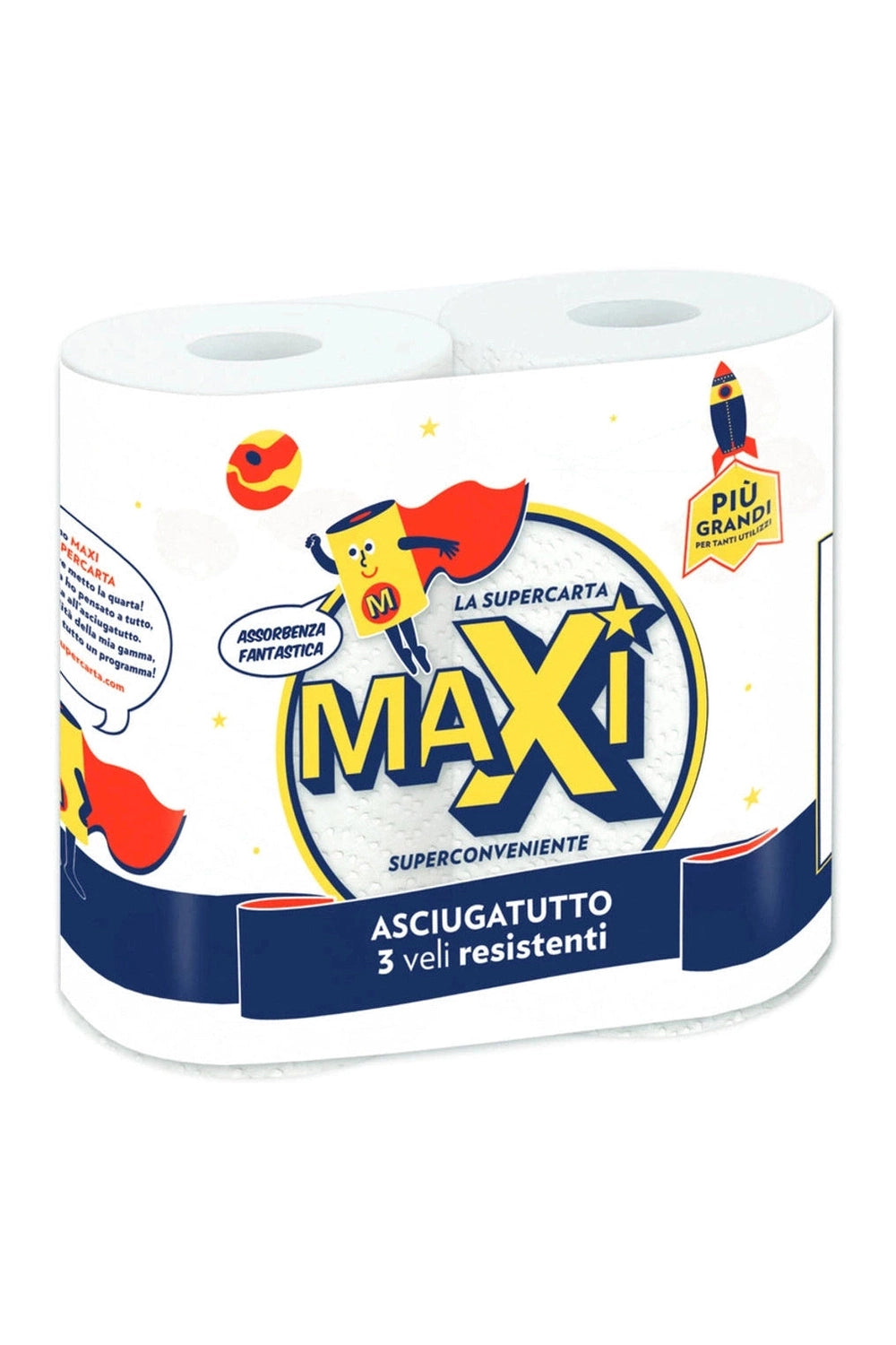 Asciugatutto Maxi 2 Rotoli Decorati