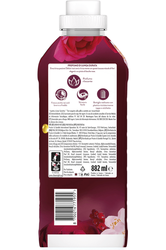 Lenor Ammorbidente Concentrato 42 Lavaggi – Gelsomino Scarlatto per una Fragranza Intensa e Avvolgente