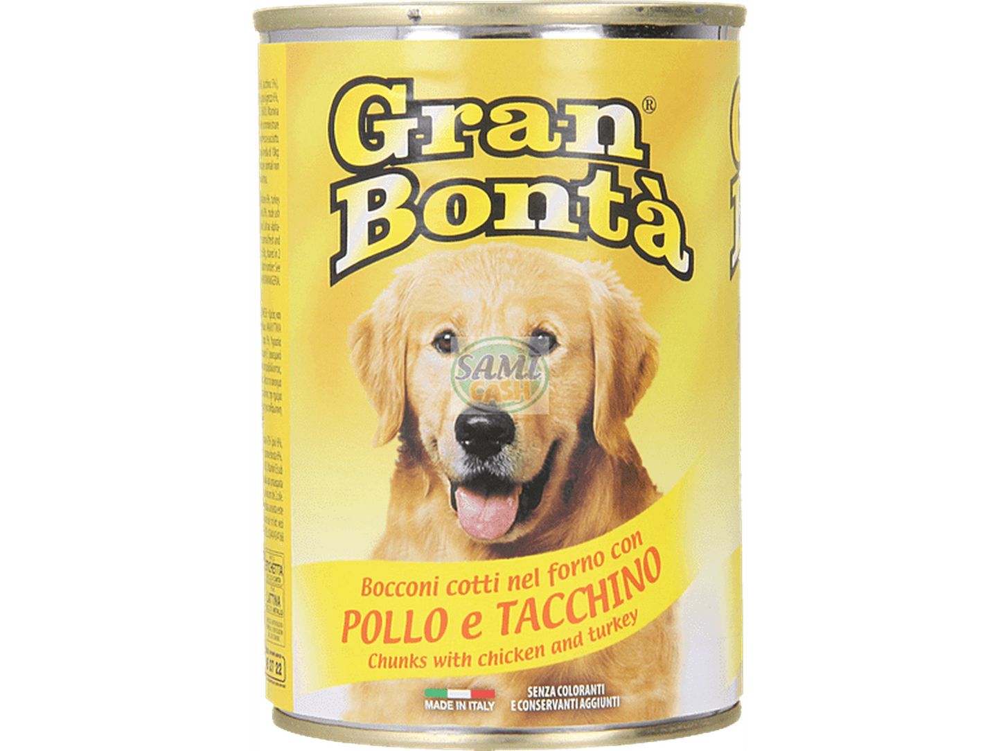 GRAN BONTA' Bocconcini per Cane 400G x 24pezzi POLLO E TACCHINO