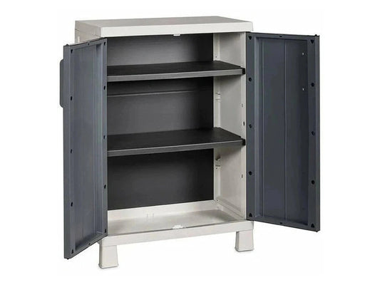 Armadio Anniversary MIDI Basso 2 Ante con 2 Ripiani – Compatto e Funzionale