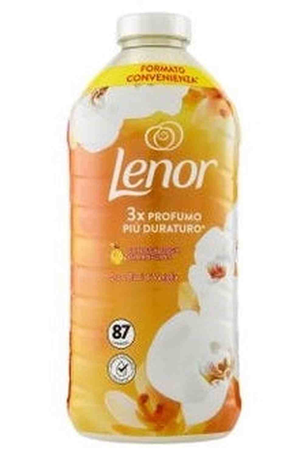 Lenor Ammorbidente Concentrato 87 Lavaggi – Oro e Fiori per un Bucato Elegante e Profumato a Lungo
