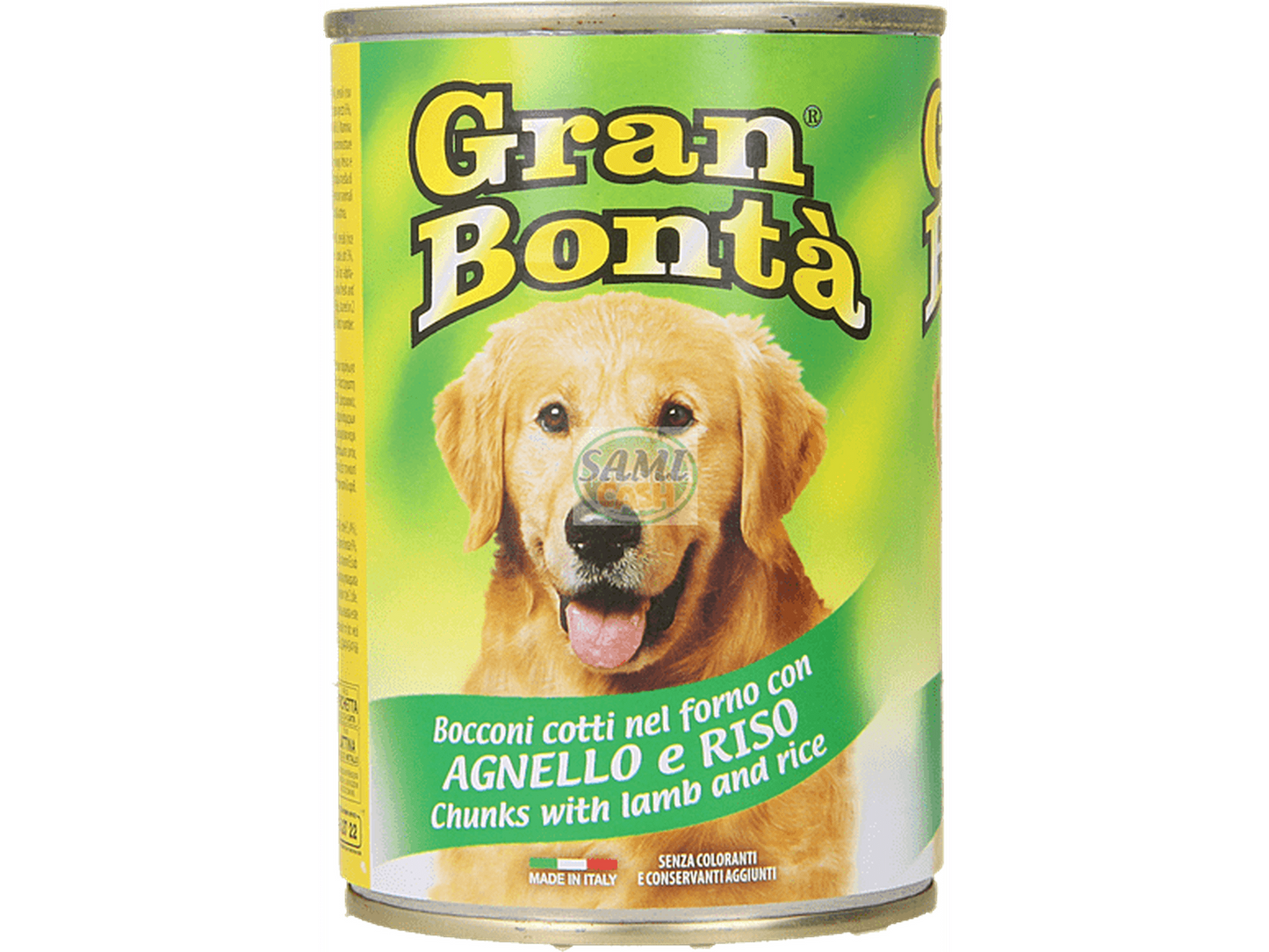 GRAN BONTA' Bocconcini per Cane 400g x 24 pezzi AGNELLO E RISO