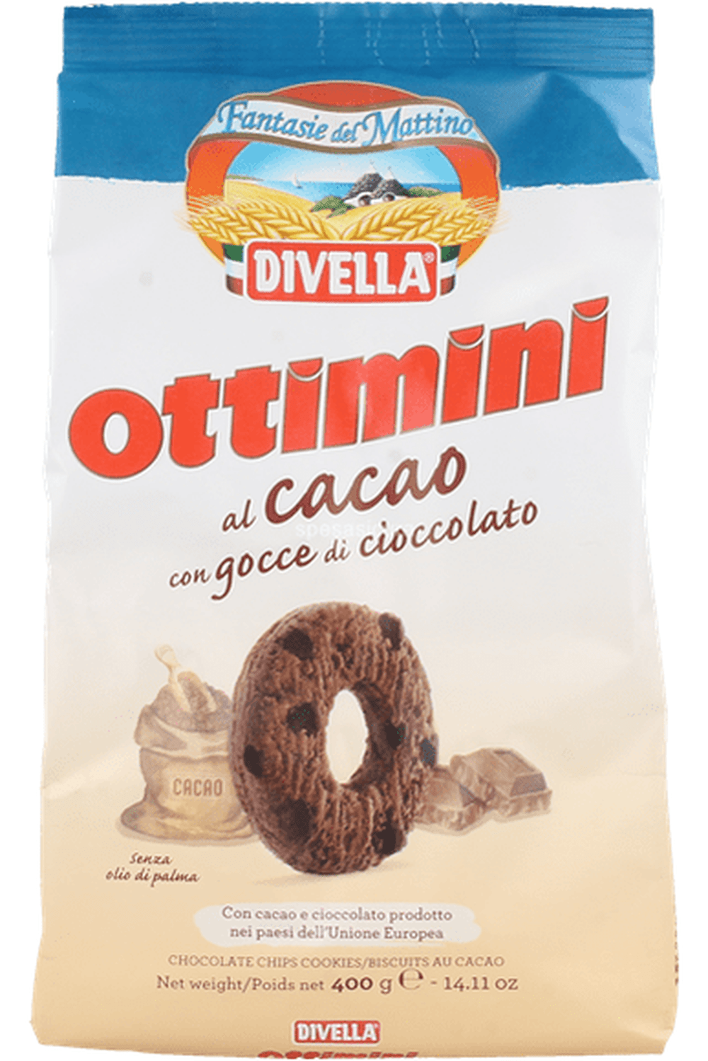Biscotti Divella Briotti Pan Cacao 400g – Gusto Ricco di Cacao e Croccantezza