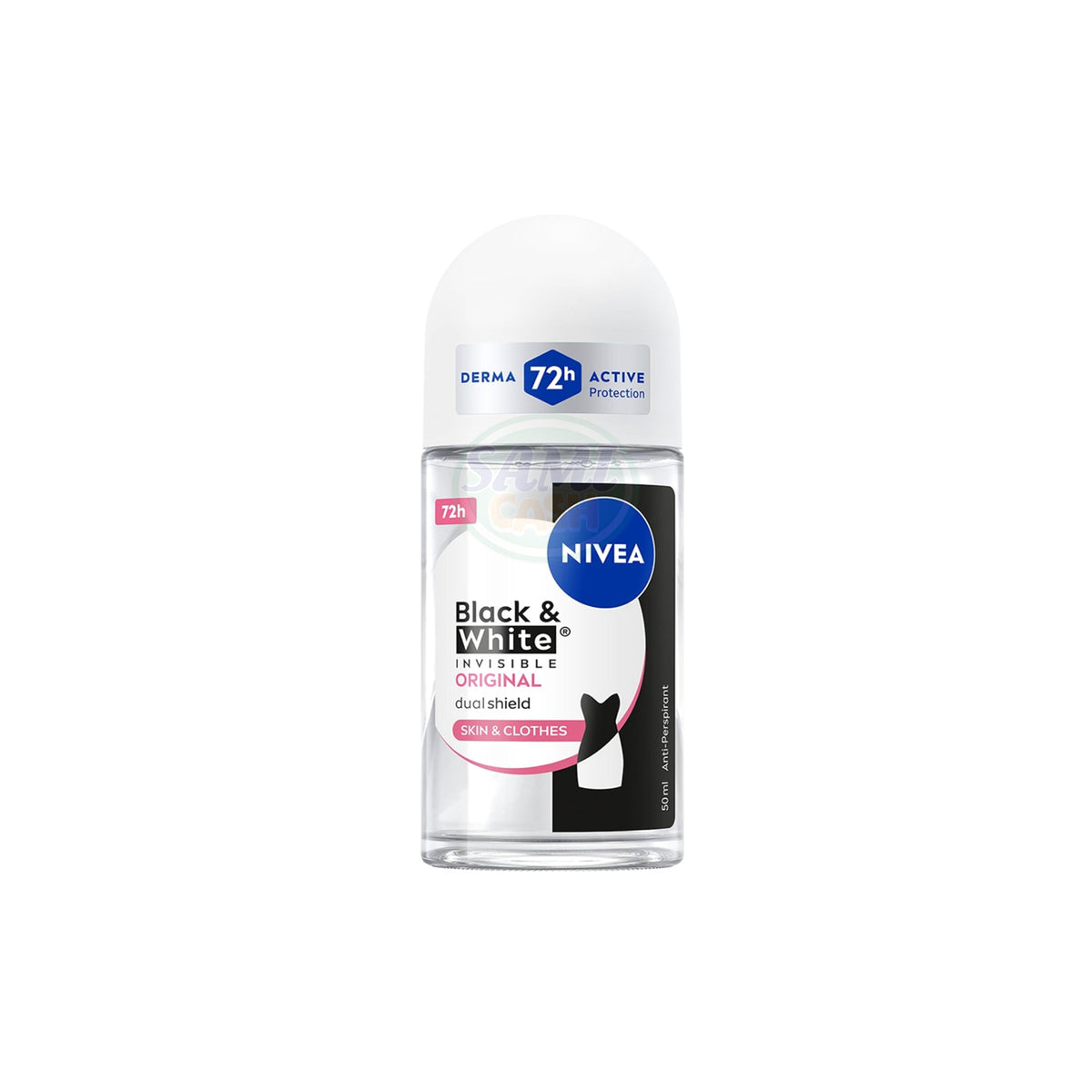 NIVEA DEO ROLL'ON 50 ML B&W INV. ORIGINALL 6 Pack