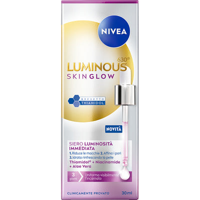 NIVEA LUMINOUS SKIN GLOW SIERO ML.30 3 PZ