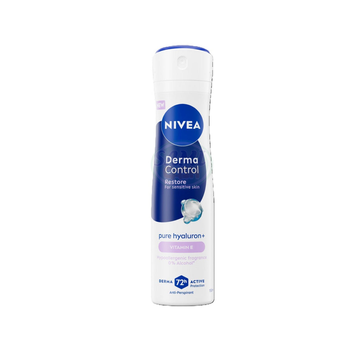 NIVEA DEO SPRAY 150 ML DERMA CONTROL RESTORE VITAMIN E 6 Pack