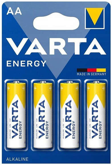 Varta AA Stilo Batterie Alcaline 1.5V Blister 4 Pezzi x 10pz