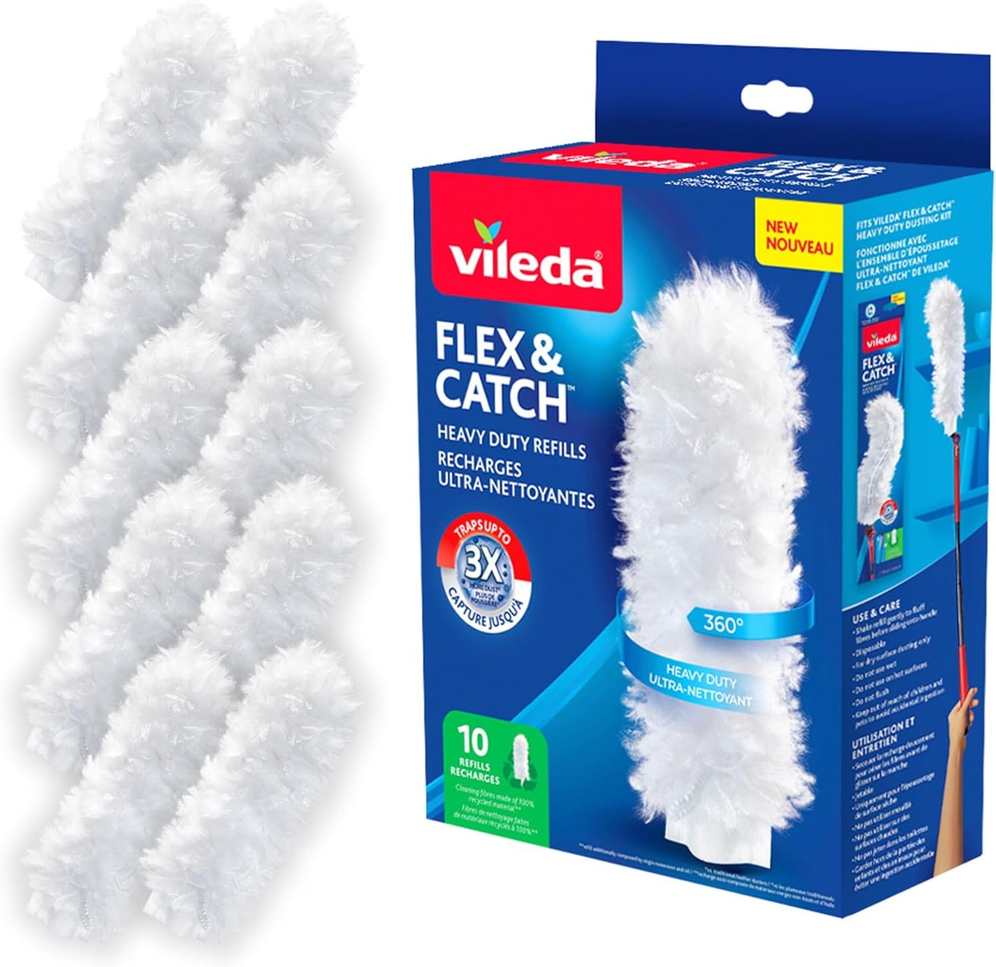Vileda Flex & Catch Ricambi 10pz