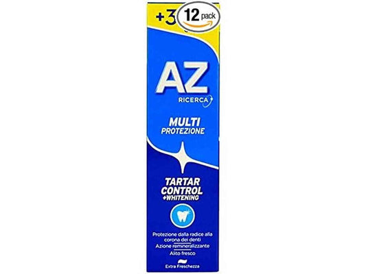 AZ Dentifricio Tartar Control 85ml – Protezione Completa e Alito Fresco