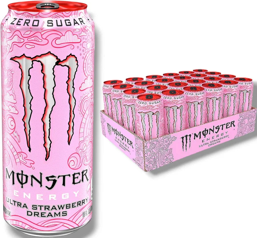 MONSTER ULTRA STRAWBERRY ML.500 Pack da 24