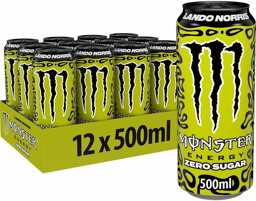 MONSTER ENERGY LANDO NORRIS ML.500 Pack da 12