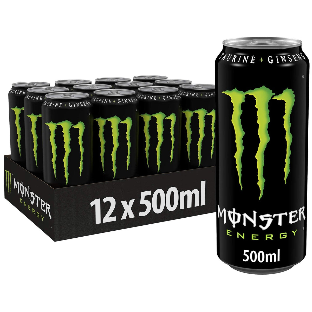 MONSTER GREEN ZERO ML.500 Pack da 12