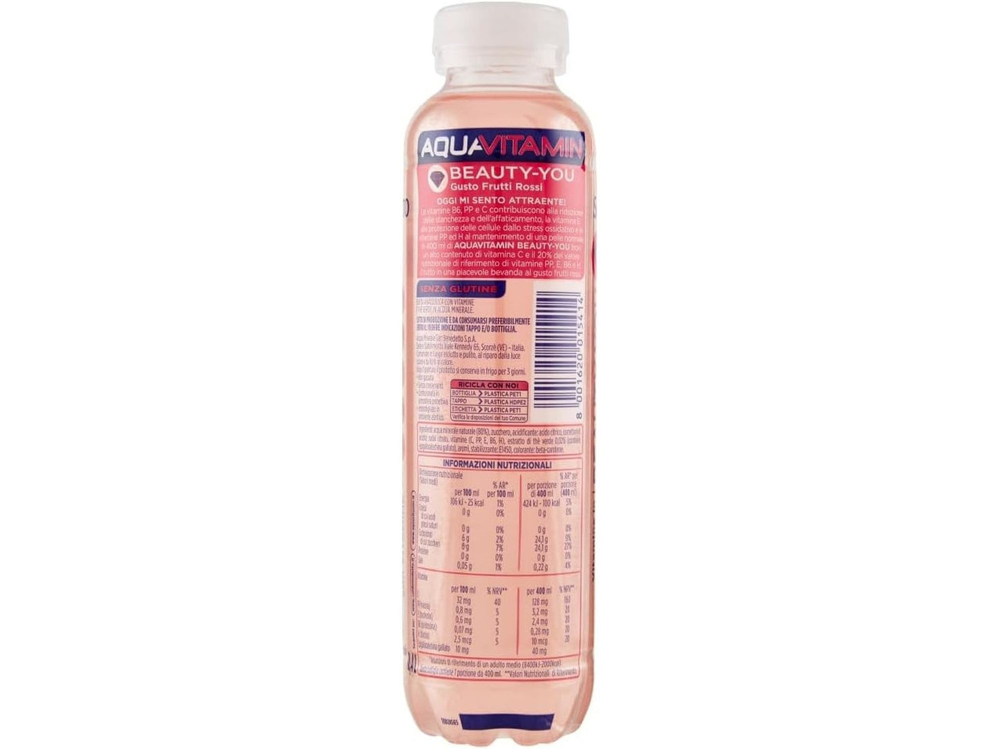Acqua San Benedetto AquaVitamin 0,40L PET Frutti Rossi