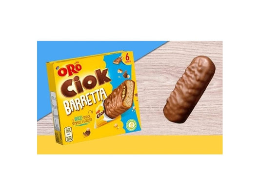 Oro Ciok Barrette Ricoperte di Cioccolato al Latte 162g