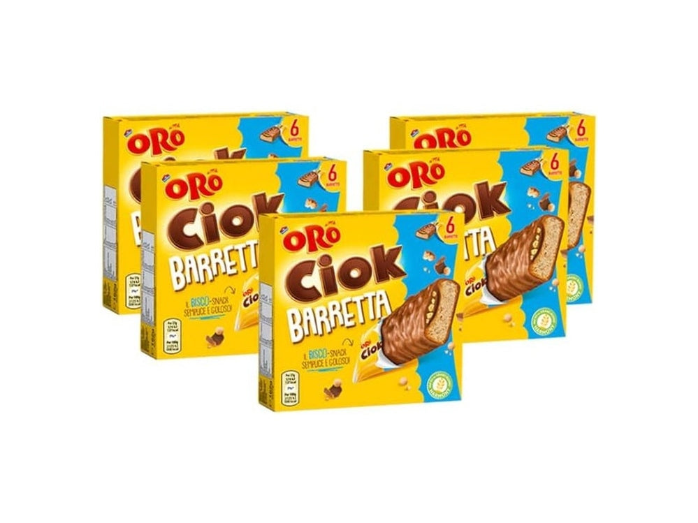 Oro Ciok Barrette Ricoperte di Cioccolato al Latte 162g