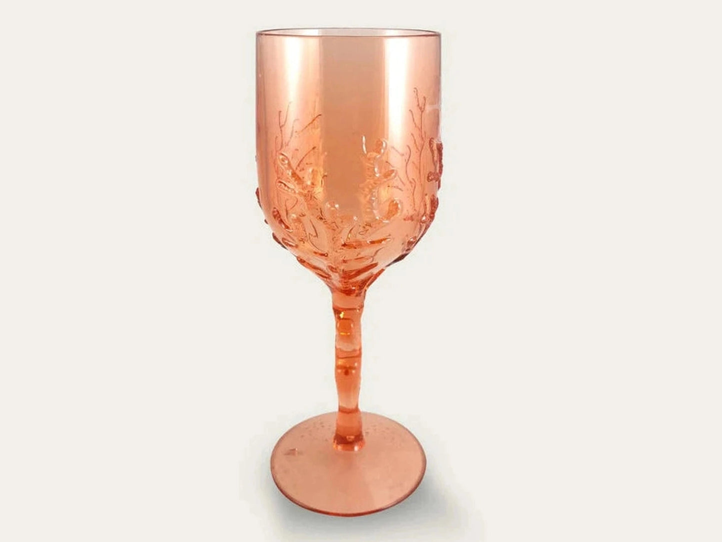 Bicchiere Calice 45 cl Corallo – Elegante e Colorato per Vino, Acqua o Cocktail