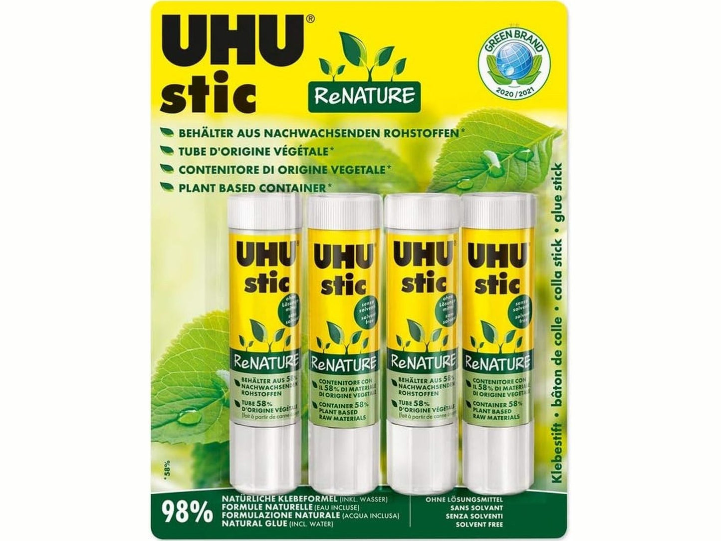 Colla Stick UHU 21g – Colla Universale per Carta, Cartone e Foto, Pulita e Sicura