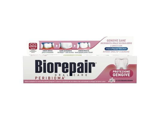 Biorepair, Dentifricio Protezione Gengive Peribioma, 60 ml