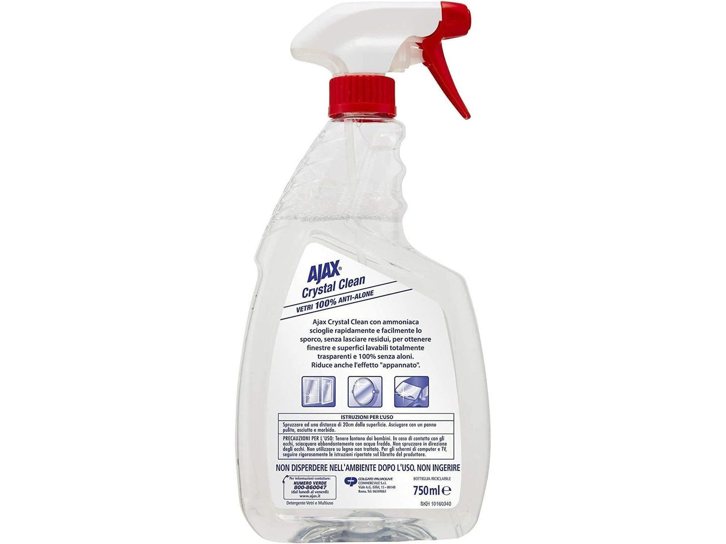AJAX CLEANER 750ML SPRAY GLASS
