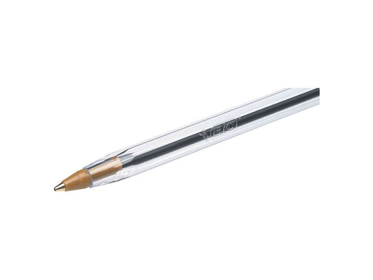 Penne BIC Cristal Rosse – Confezione 4 Pezzi, Punta Media per Scrittura Fluida