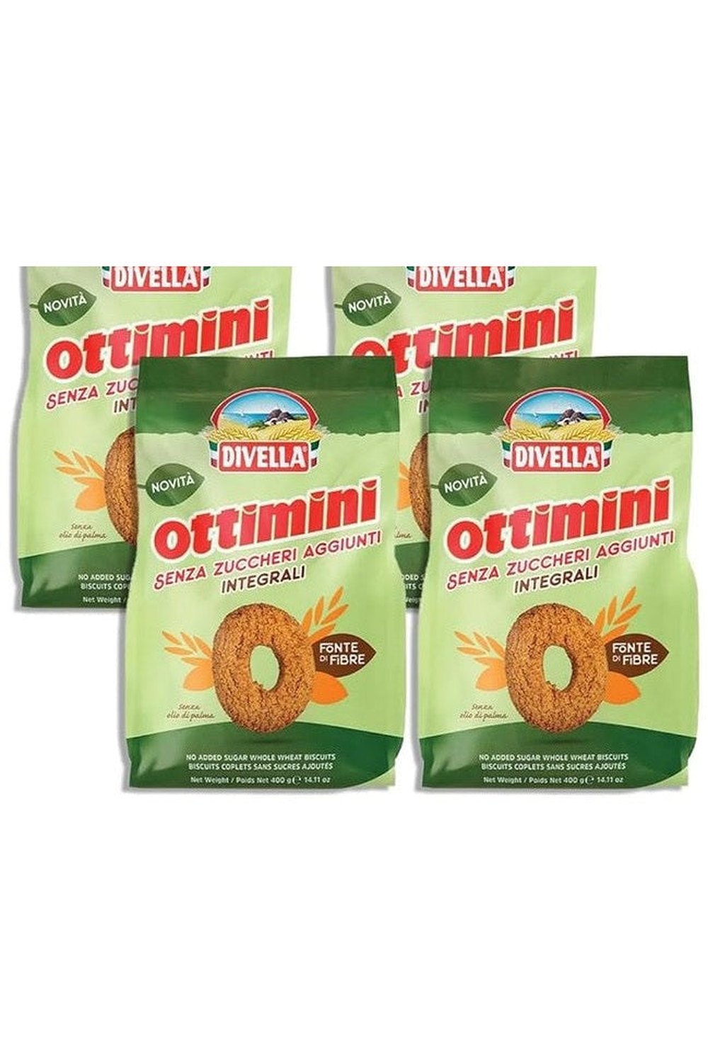 Biscotti Divella Ottimini Integrali 400g – Gusto Naturale e Sano