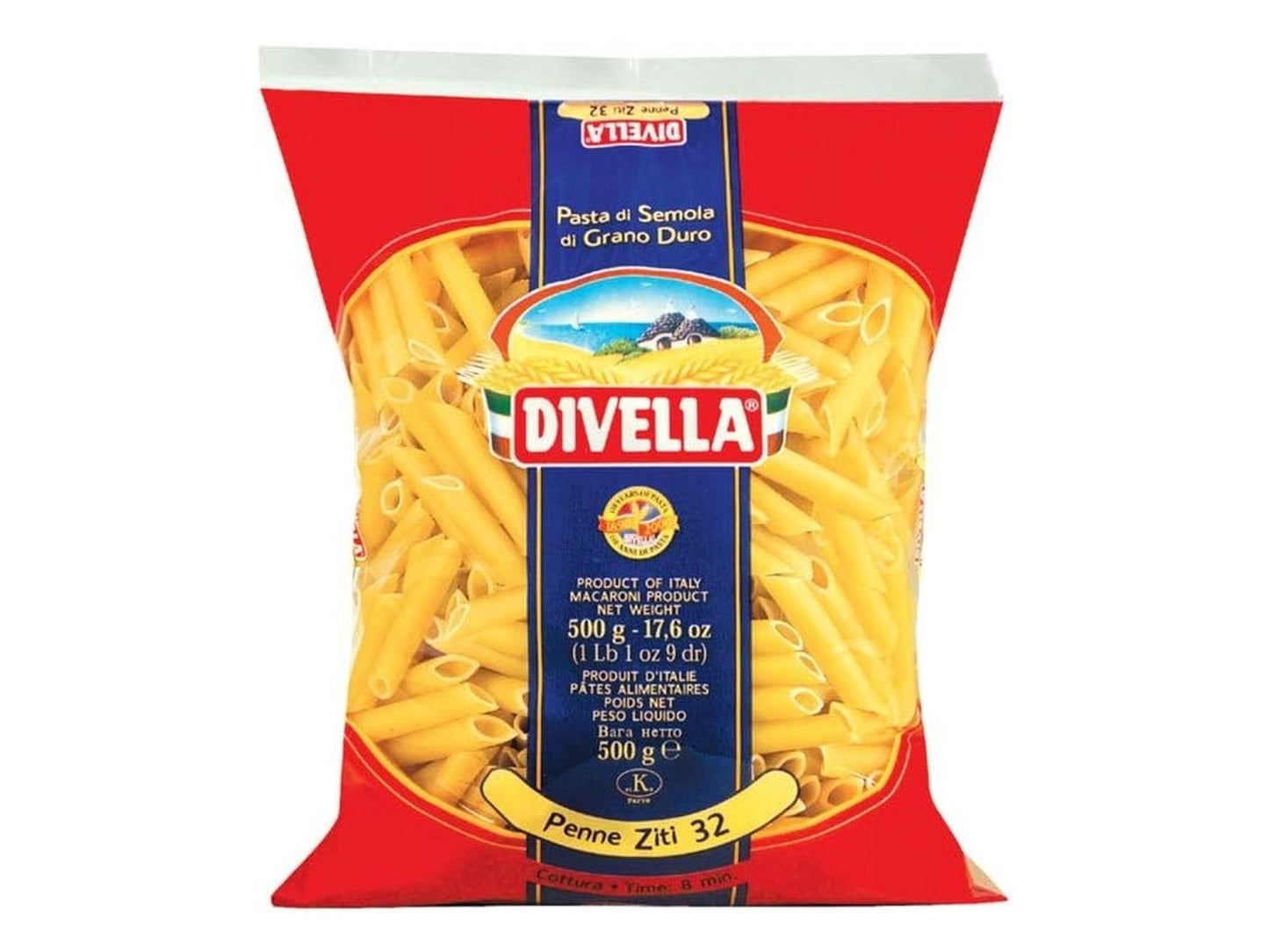 Divella Kit Pasta e Passata – 12 Confezioni da 500g (Fusilli, Rigatoni, Penne Ziti, Vermicelli, Mista, Paternosti Rigati) + 3 Bottiglie di Passata di Pomodoro 640g