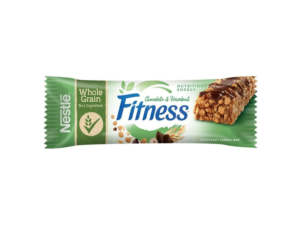 Barretta Fitness 22,5g Cioccolato al Latte Gusto Nocciola Nestlé (24pezzi)