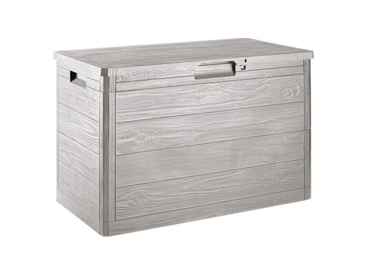 Baule Multiuso Woody's 160 Litri – Contenitore Salvaspazio per Interno ed Esterno