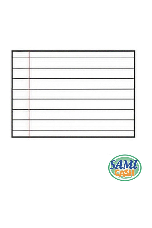 Samicash QUADERNO a Righe MAXI ACTIVE COLOR MONOCOLORE ASSORTITO - Multipack da 20 Pezzi - Scorta Scuola