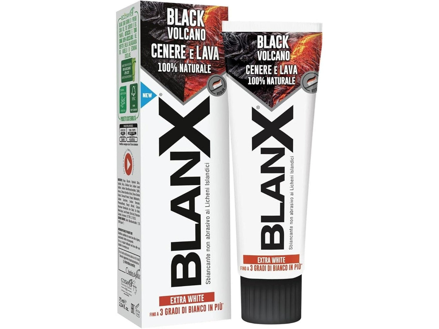 BlanX Dentifricio Black Volcano