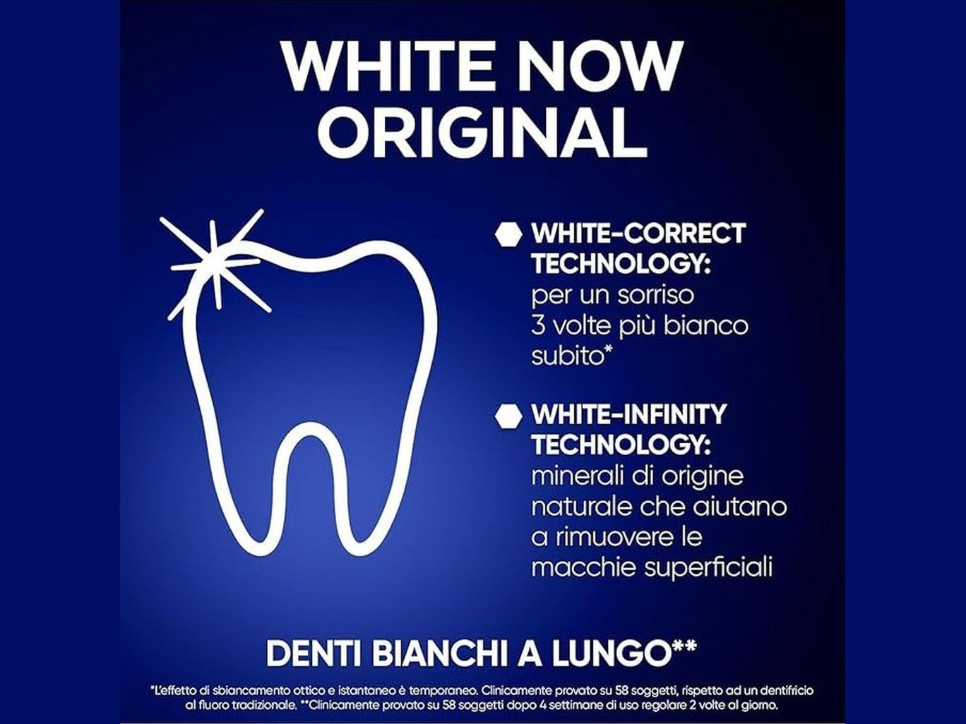 Mentadent White Now 75ml – Effetto Sbiancante Immediato