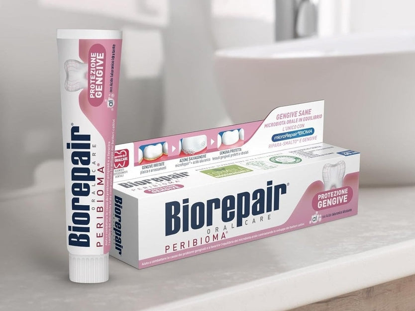 Biorepair, Dentifricio Protezione Gengive Peribioma, 60 ml