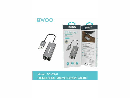 Adattatore di Rete Ethernet RJ45 – Connettore LAN per Cavo di Rete Internet