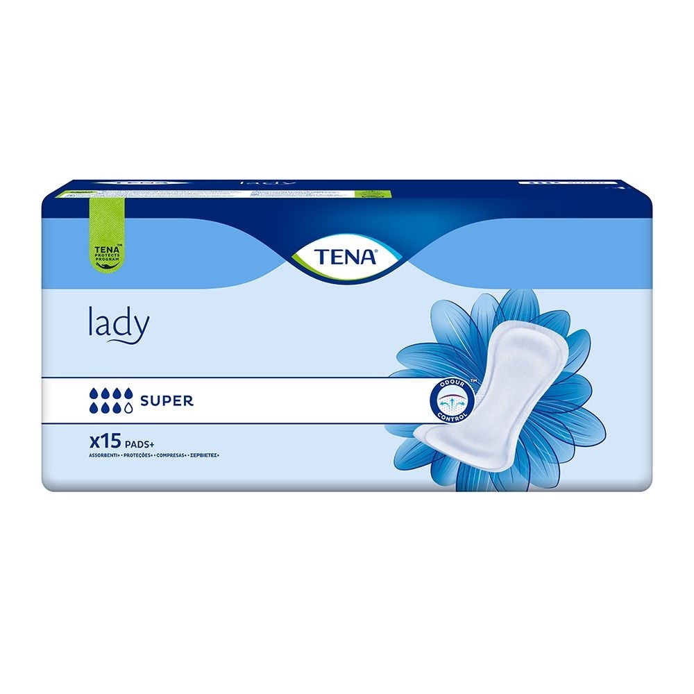 TENA Lady Super 15pz Assorbenti Incontinenza x 4 pz