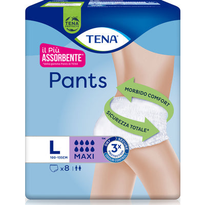 TENA PANTS MAXI LARGE PZ.8 4 PZ