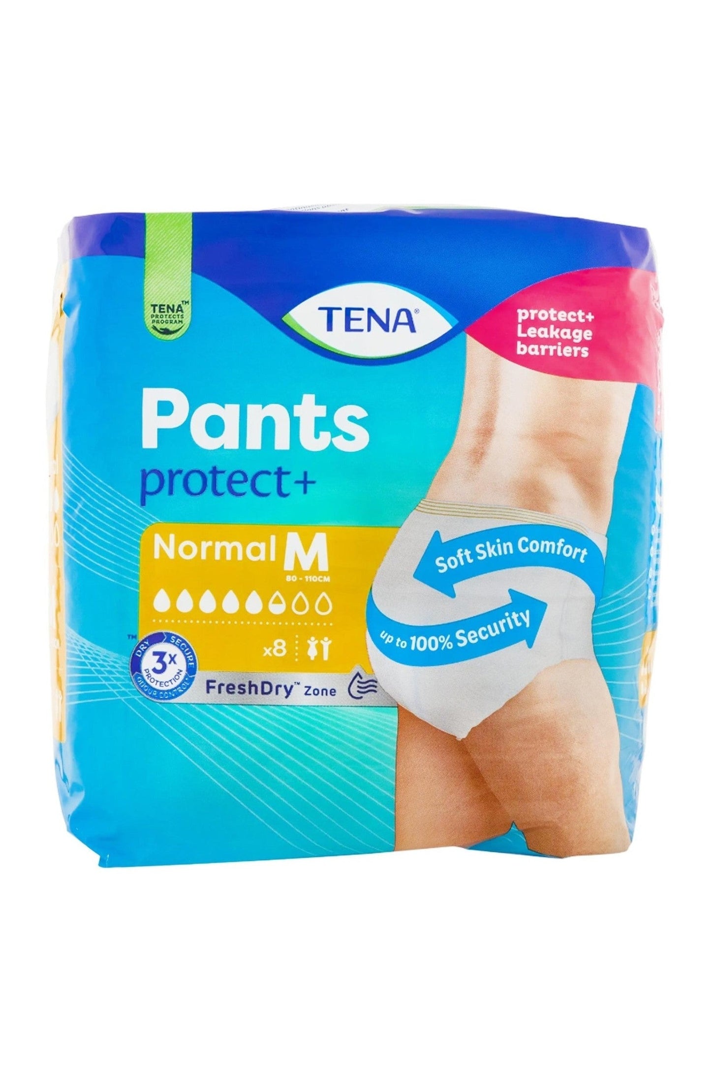 TENA Pants Normal M 8pz Mutandina Assorbente Incontinenza Moderata x 4pz