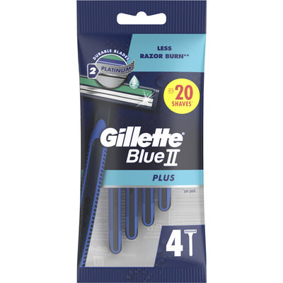 GILLETTE BLU 2 PLUS USA & GETTA X 4 10 PZ