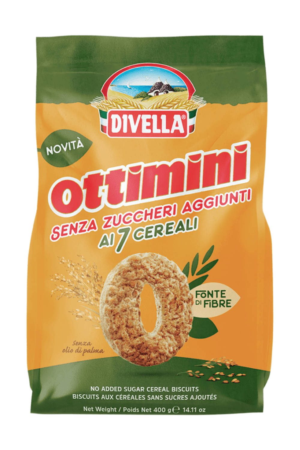 Biscotti Divella Ottimini 7 Cereali 400g – Gusto Ricco e Naturale