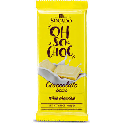 SOCADO TAVOLETTA CIOCCOL.BIANCO GR.100 6 PZ.