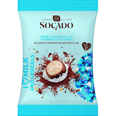 SOCADO PRALINE LATTE E CEREALI GR.105 7 PZ.