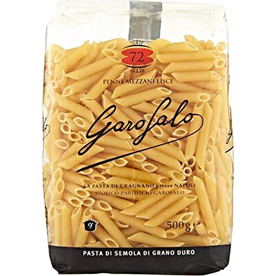 GAROFALO 072 PENNE MEZZANI LISCE GR500 8 PZ.