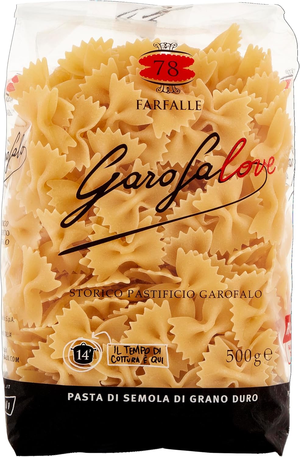Pasta Garofalo Farfalle 500g 16pz