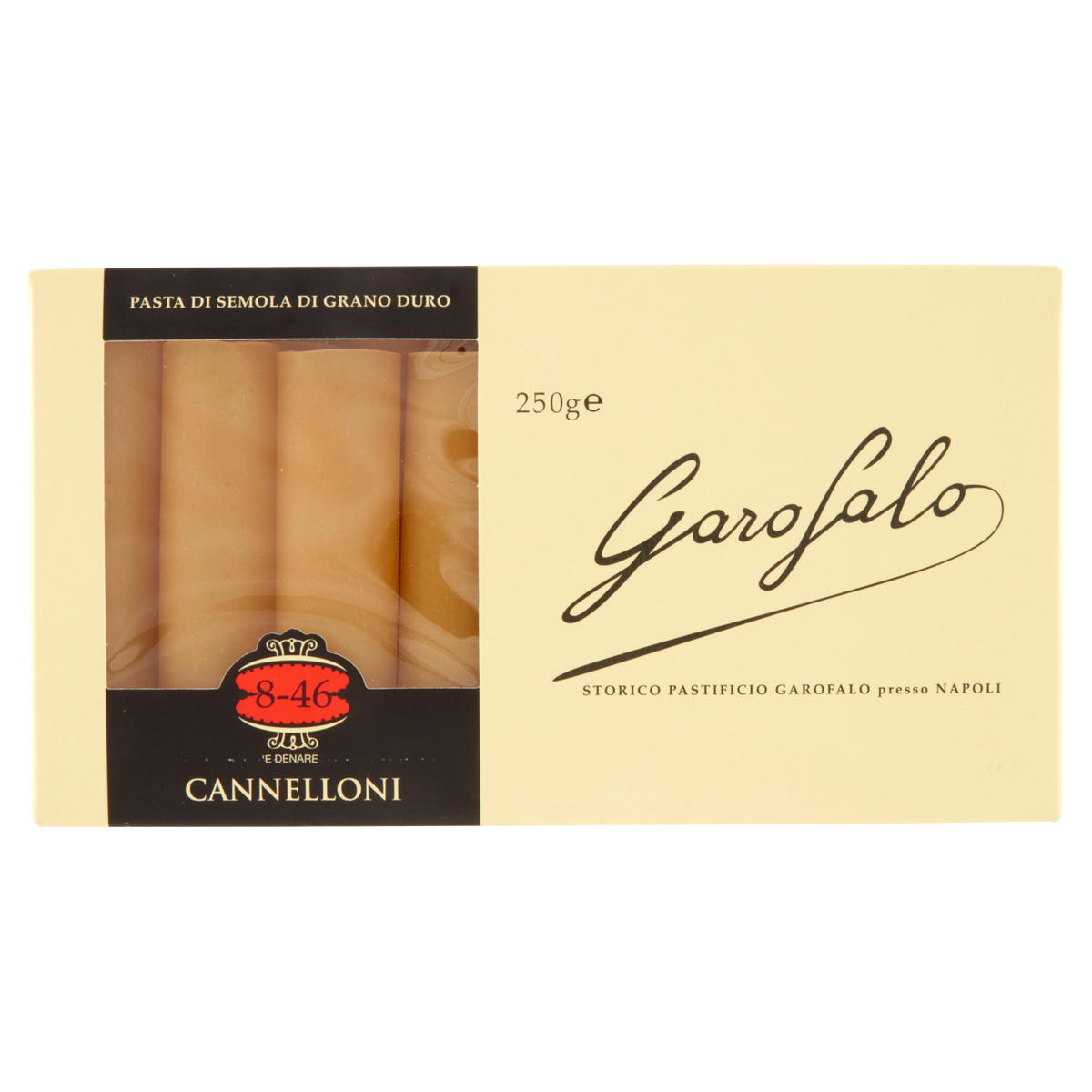 Garofalo Cannelloni 250g Pasta Semola Grano Duro 12pz