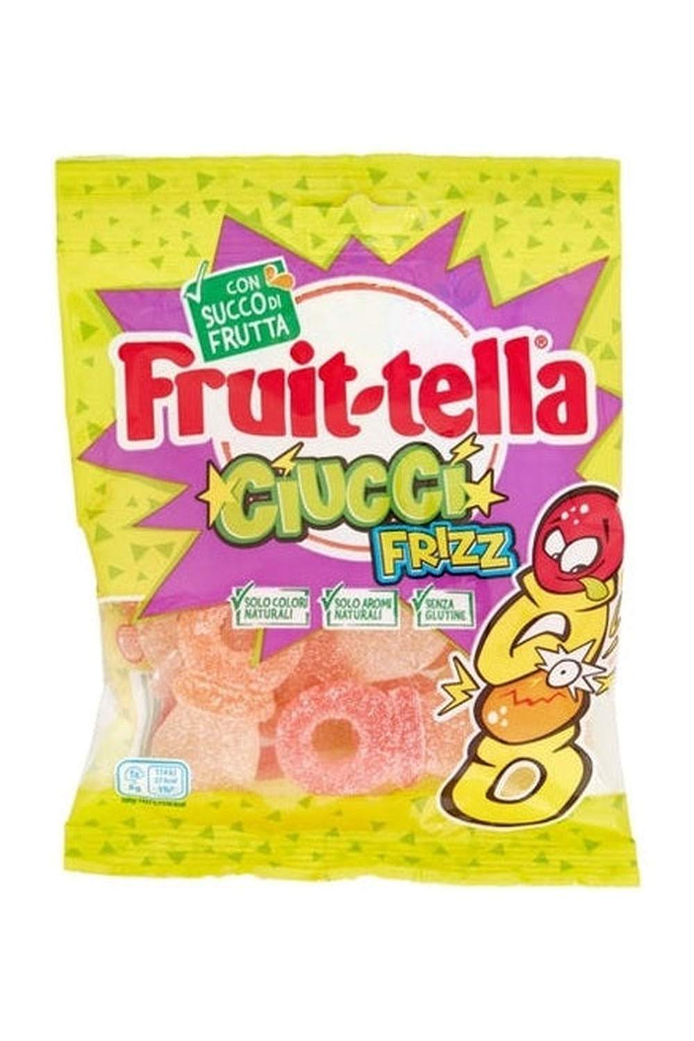 Caramelle Fruittella Ciucci Frizz Frutta Busta 90 g
