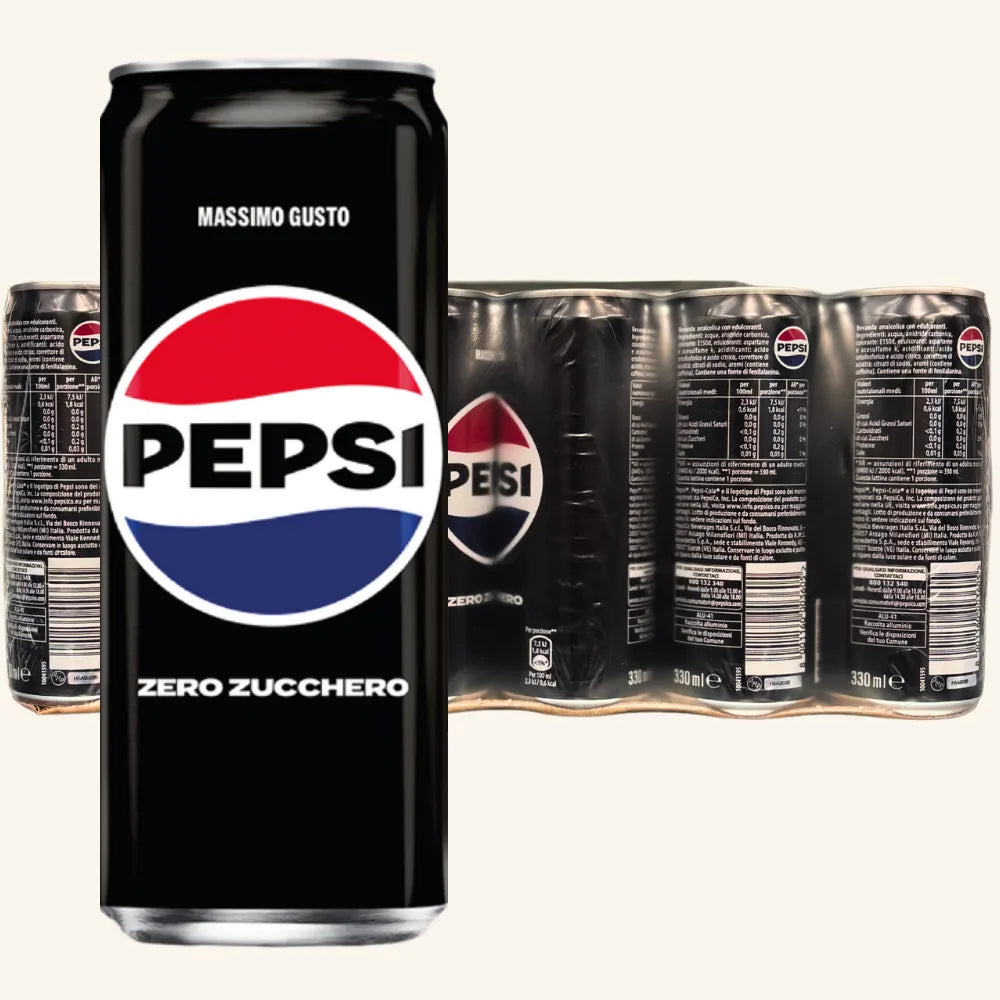 Pepsi Cola 0,33L Zero Lattina 24pz