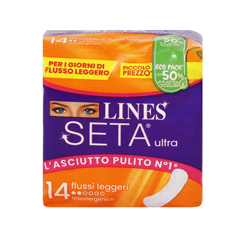 Lines Seta Ultra Flussi Leggeri 14 Pezzi x24 Tot 336