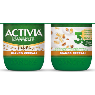 ACTIVIA FIBRE BIANCO CEREALI GR.125X4 Pz 6