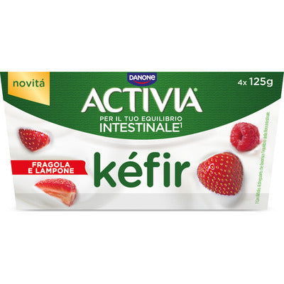 ACTIVIA KEFIR FRAGOLA LAMPONE GR.125X4 Pz 6